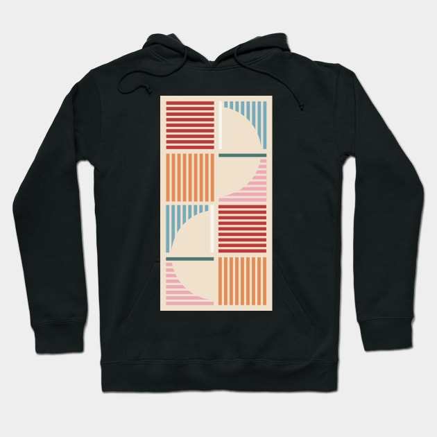 Abstract Geometric 01 Hoodie by Absentis